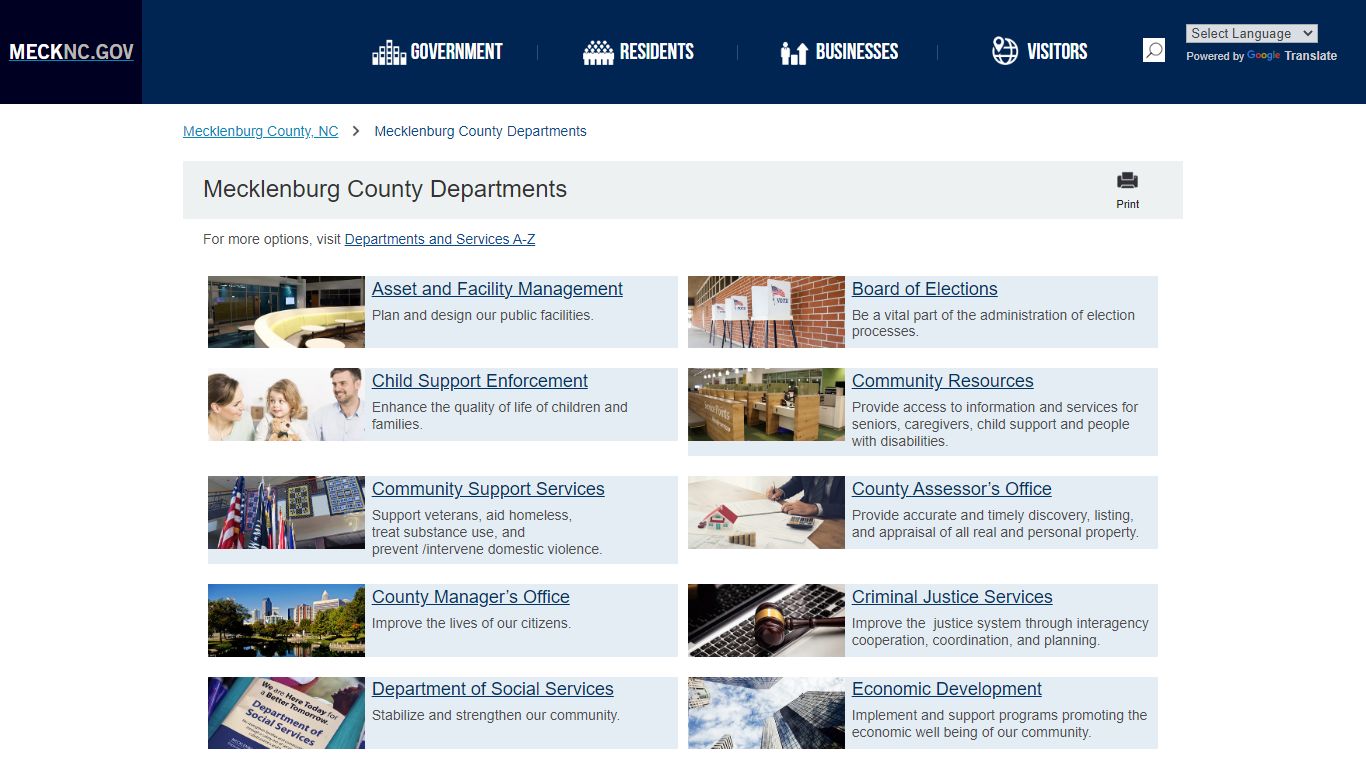 Mecklenburg County Departments - mecknc.gov